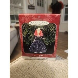 Hallmark Keepsake Holiday Christmas Barbie Ornament 6th in Series 1998 NIB